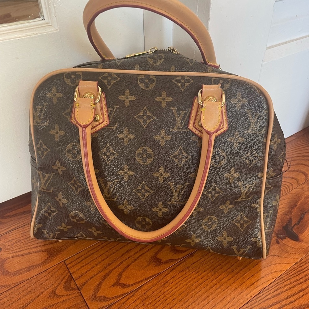 Louis Vuitton Brown Monogram Satchel - Picture 3 of 11